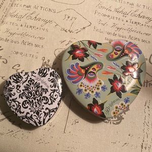 2 Brighton tins. Heart shaped.